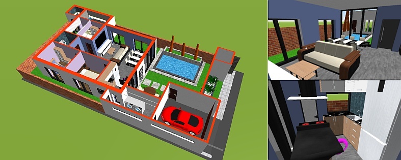 Планировка дома N1