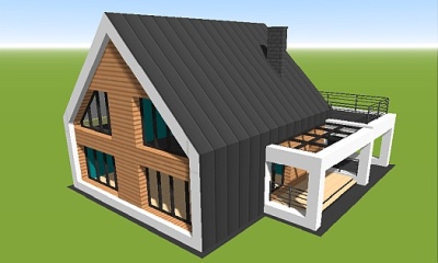 модель дома 55