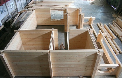 Конструктор из клееного бруса.