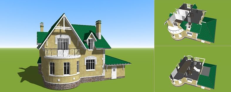 Планировка дома N1