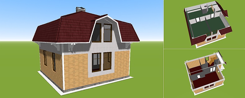 Планировка дома N12