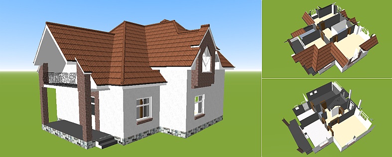 Планировка дома N13