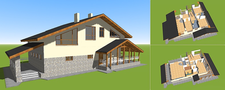 Планировка дома N15