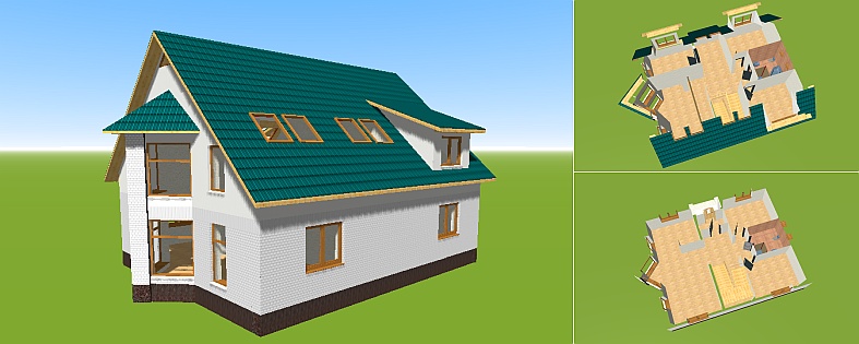 Планировка дома N19