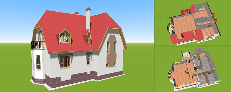 Планировка дома N20