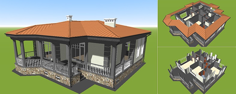 Планировка дома N22