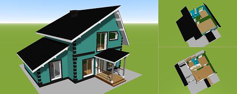 Планировка дома N34