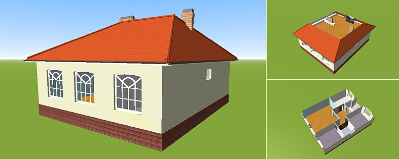 Планировка дома N4