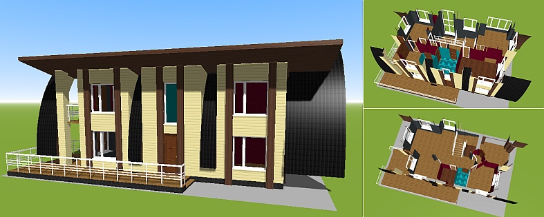 Планировка дома N42