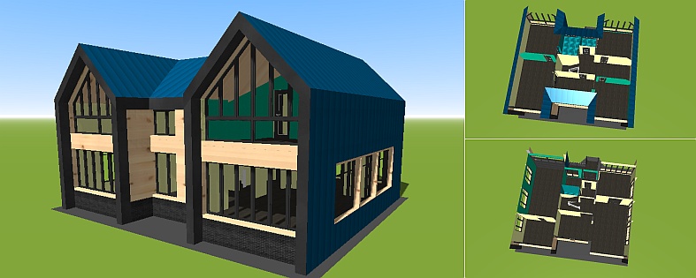 Планировка дома N54