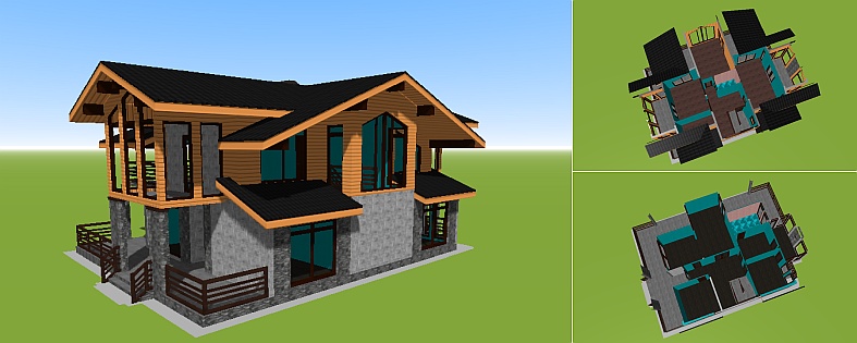 Планировка дома N58