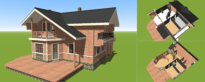 Планировка дома N6