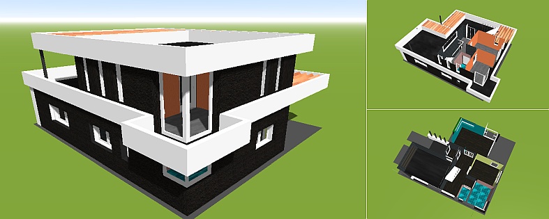 Планировка дома N60