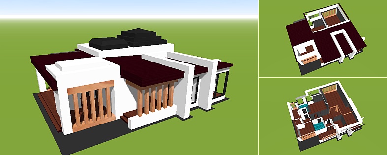 Планировка дома N63