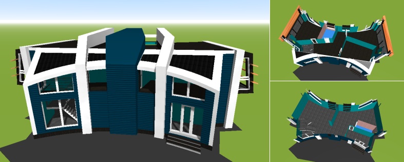 Планировка дома N64