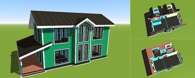 Планировка дома N67