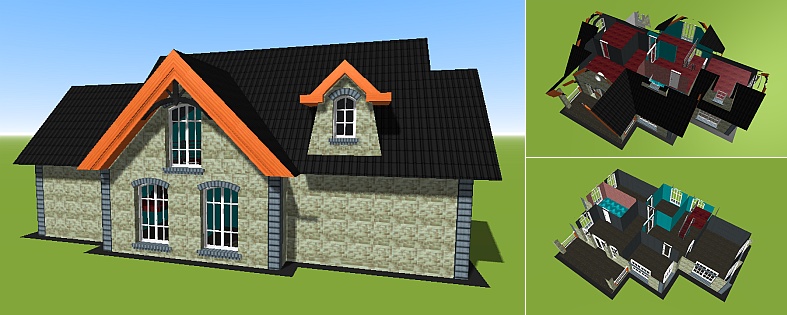 Планировка дома N68