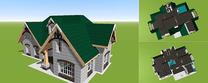 Планировка дома N69