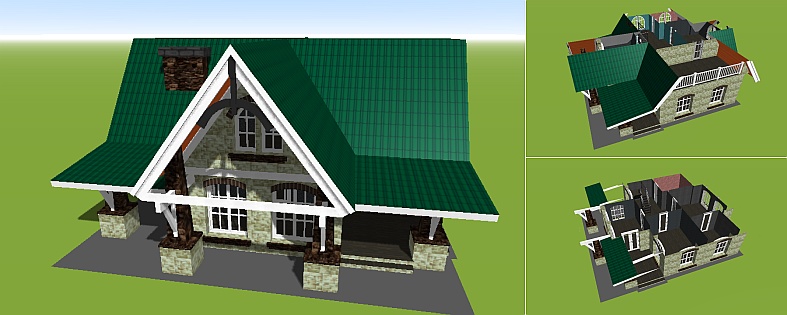 Планировка дома N70