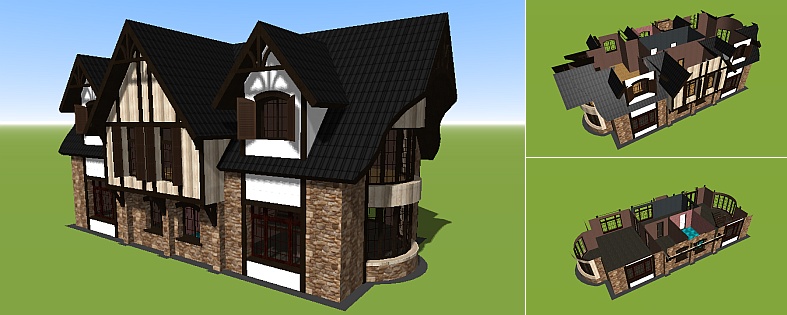 Планировка дома N71