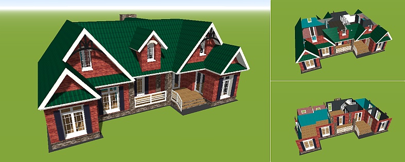 Планировка дома N73