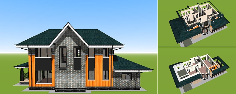 Планировка дома N77