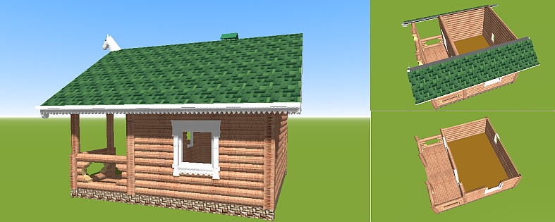 Планировка дома N8