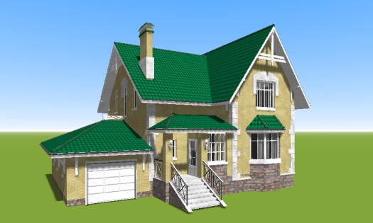 проект дома N1 газобетонные блоки