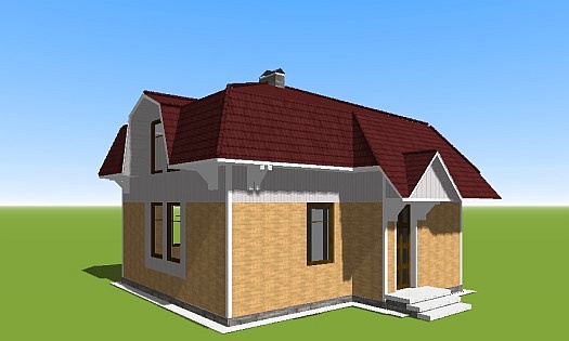 проект дома N12 брус 150мм