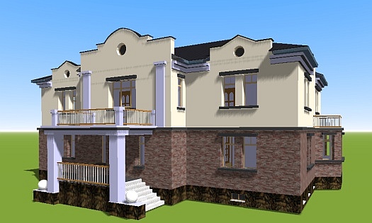 проект дома N14 кирпич