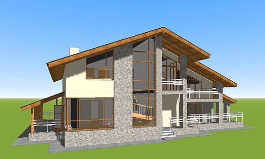 проект дома N15 кирпич