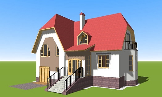 проект дома N20 пенобетонные блоки