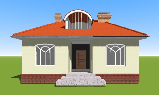 проект дома N4 кирпич