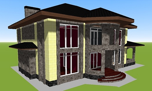 проект дома N40 газобетонные блоки