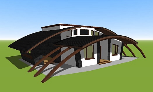 проект дома N41 монолитный полистиролбетон