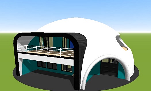 проект дома N47 монолитный бетон