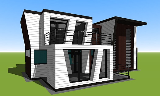 проект дома N62 многослойные сэндвич-панели