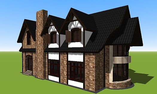 проект дома N71 камень