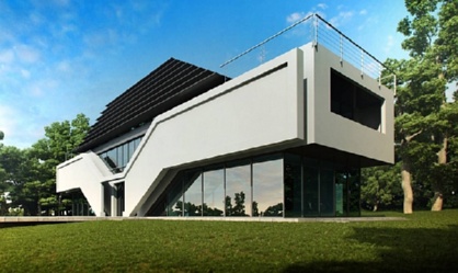 Двухэтажный хай-тек.