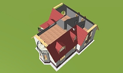 Проект дома с мансардой.