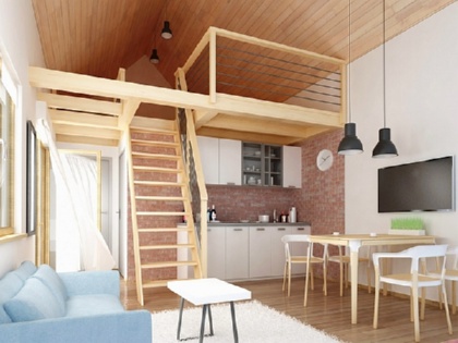 Междуэтажное перекрытие в небольших домах.