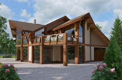 Стильный особняк.