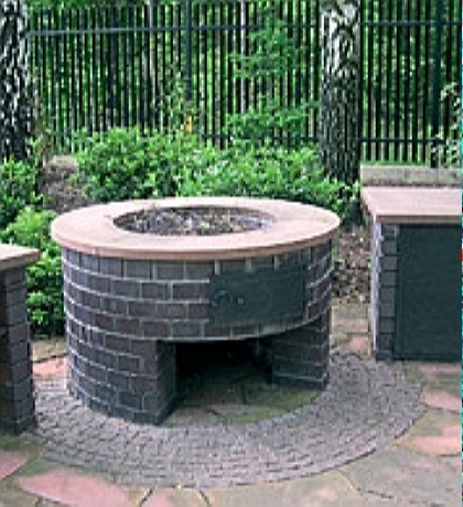 Круглый гриль.