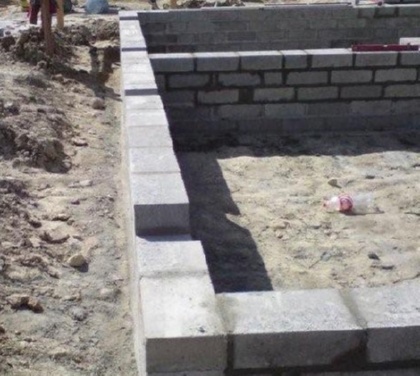 Фундаментные стены.