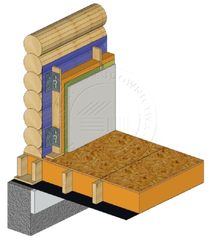 Независимая конструкция изоляционной стены.