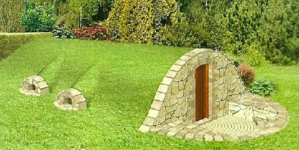 Традиционный погреб.